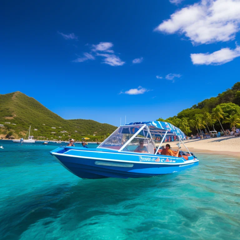 Illustration — Sortie en bateau à moteur en Guadeloupe