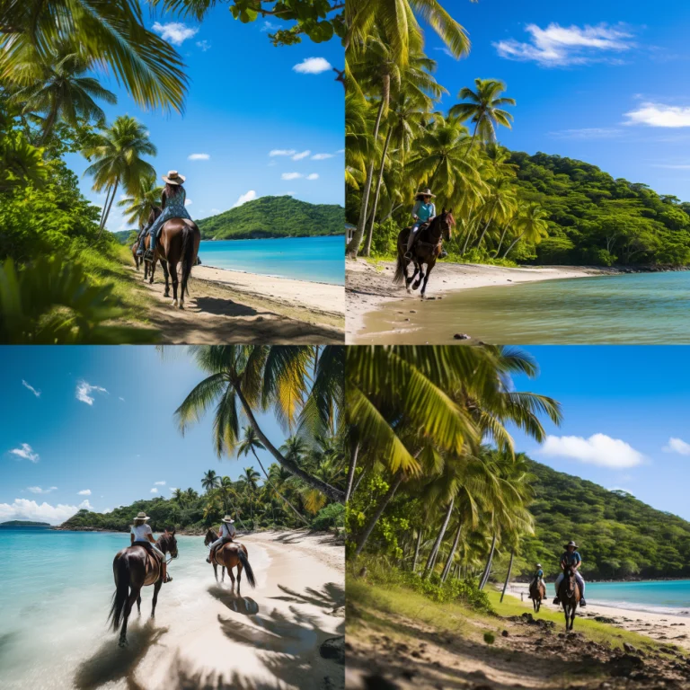 Illustration — Balade à cheval en Guadeloupe